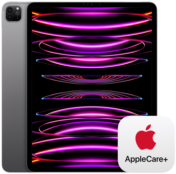 iPad Pro och AppleCare+-logotypen